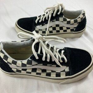 Womens Vans‎ Old Skool Suede Black & White Checkerboard 36 DX Anaheim 6.5